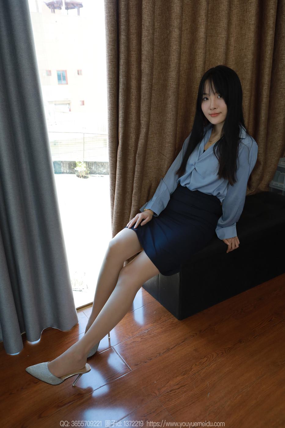 图片[76]-[IESS异思趣向] 2024.09.04 丝享家1837：婉萍《蓝色衬衣》[86P] – 速更版-美库