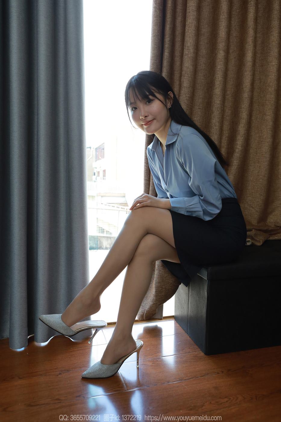 图片[78]-[IESS异思趣向] 2024.09.04 丝享家1837：婉萍《蓝色衬衣》[86P] – 速更版-美库