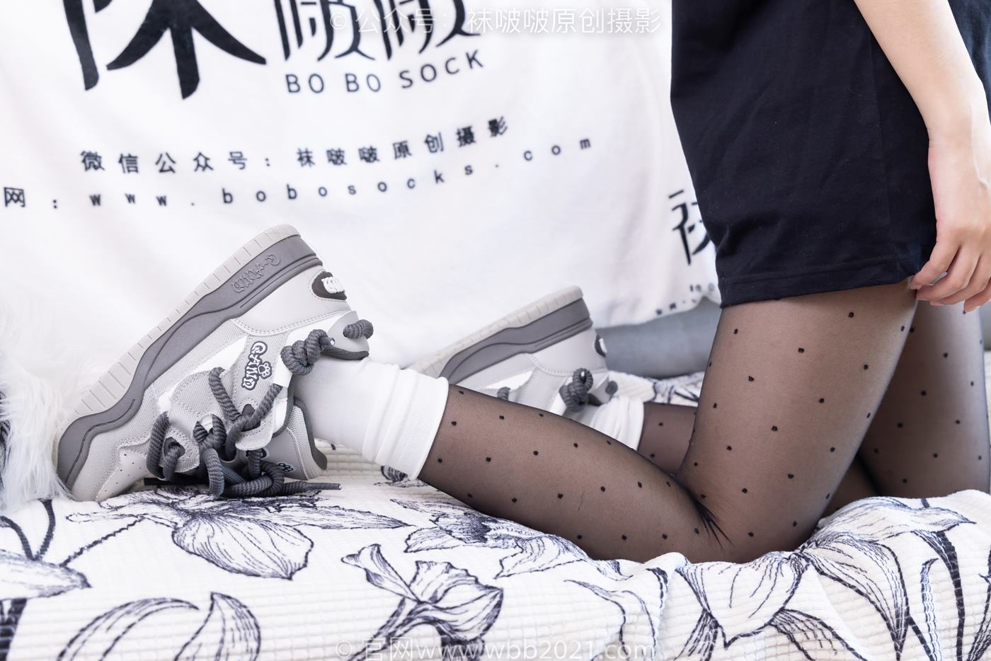 图片[39]-[BoBoSocks袜啵啵]NO.418 甜甜圈-板鞋、白棉袜、波点黑丝[145P] – 速更版-美库