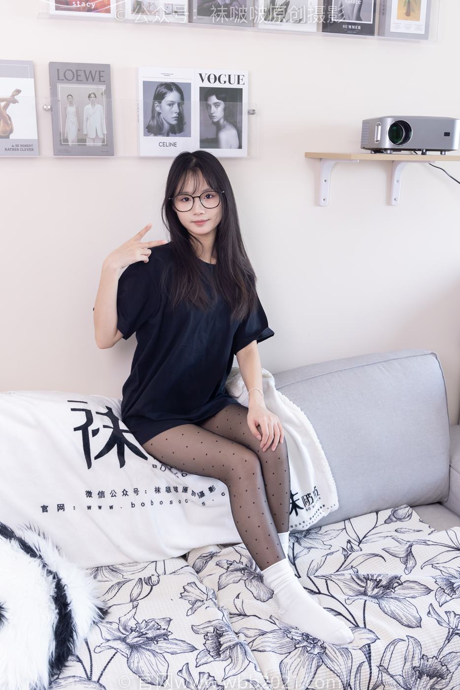 图片[62]-[BoBoSocks袜啵啵]NO.418 甜甜圈-板鞋、白棉袜、波点黑丝[145P] – 速更版-美库