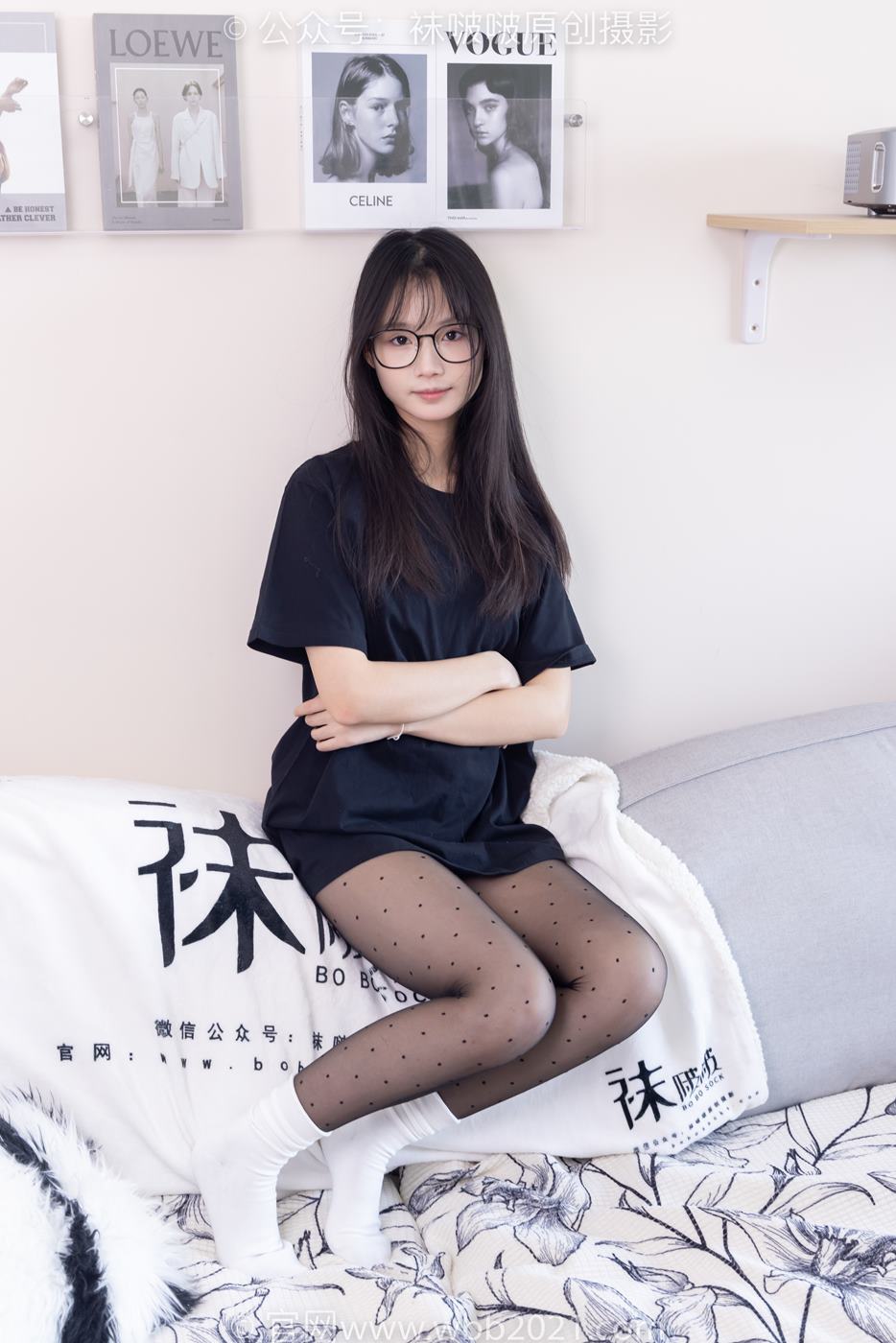 图片[63]-[BoBoSocks袜啵啵]NO.418 甜甜圈-板鞋、白棉袜、波点黑丝[145P] – 速更版-美库