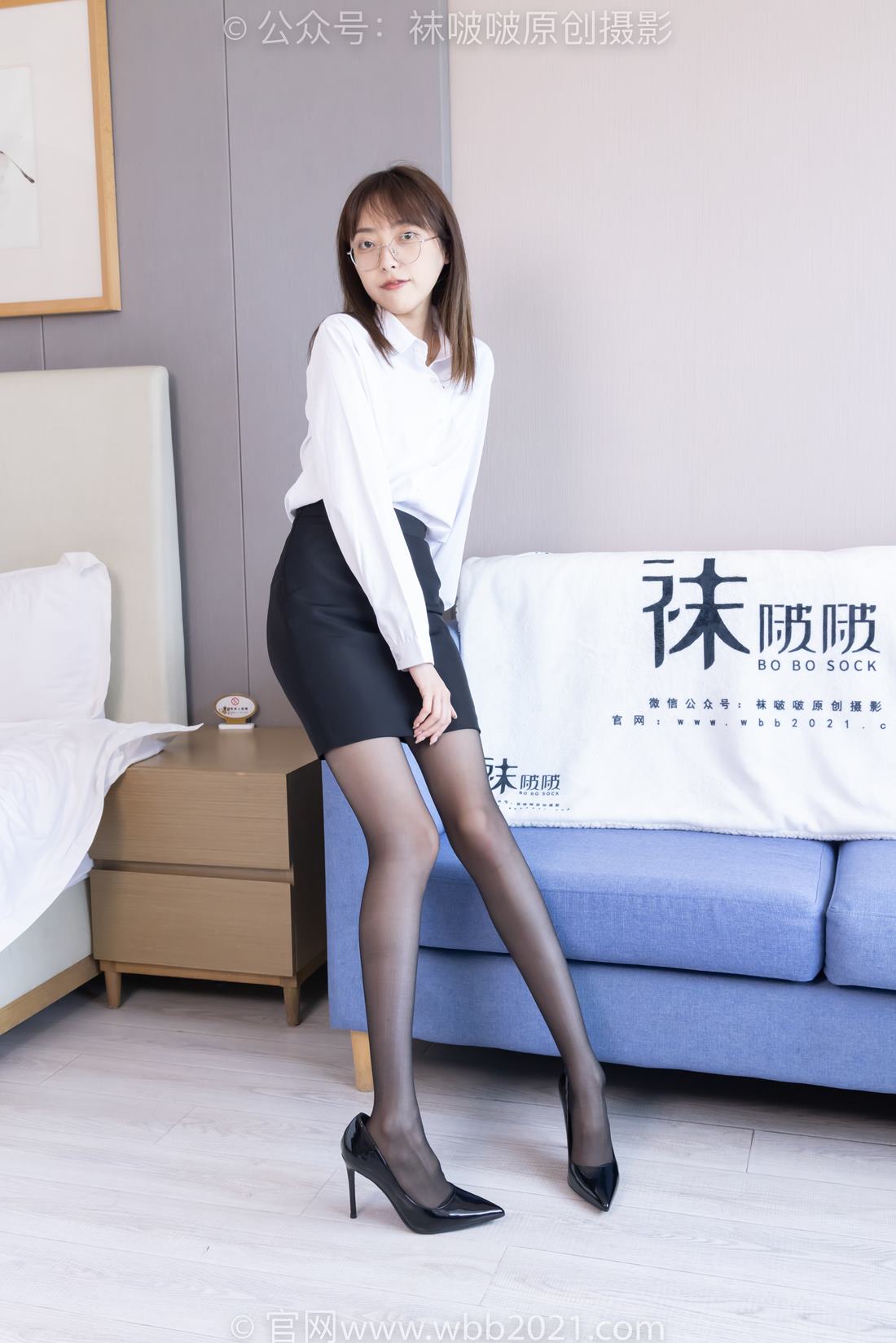图片[14]-[BoBoSocks袜啵啵]NO.419 稚予-高跟鞋、黑丝、短肉丝、ol风[142P] – 速更版-美库