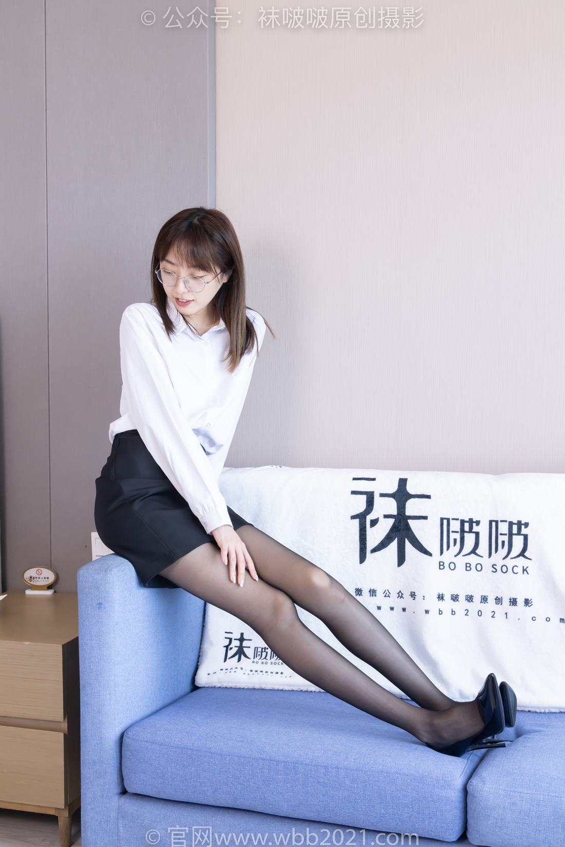 图片[22]-[BoBoSocks袜啵啵]NO.419 稚予-高跟鞋、黑丝、短肉丝、ol风[142P] – 速更版-美库