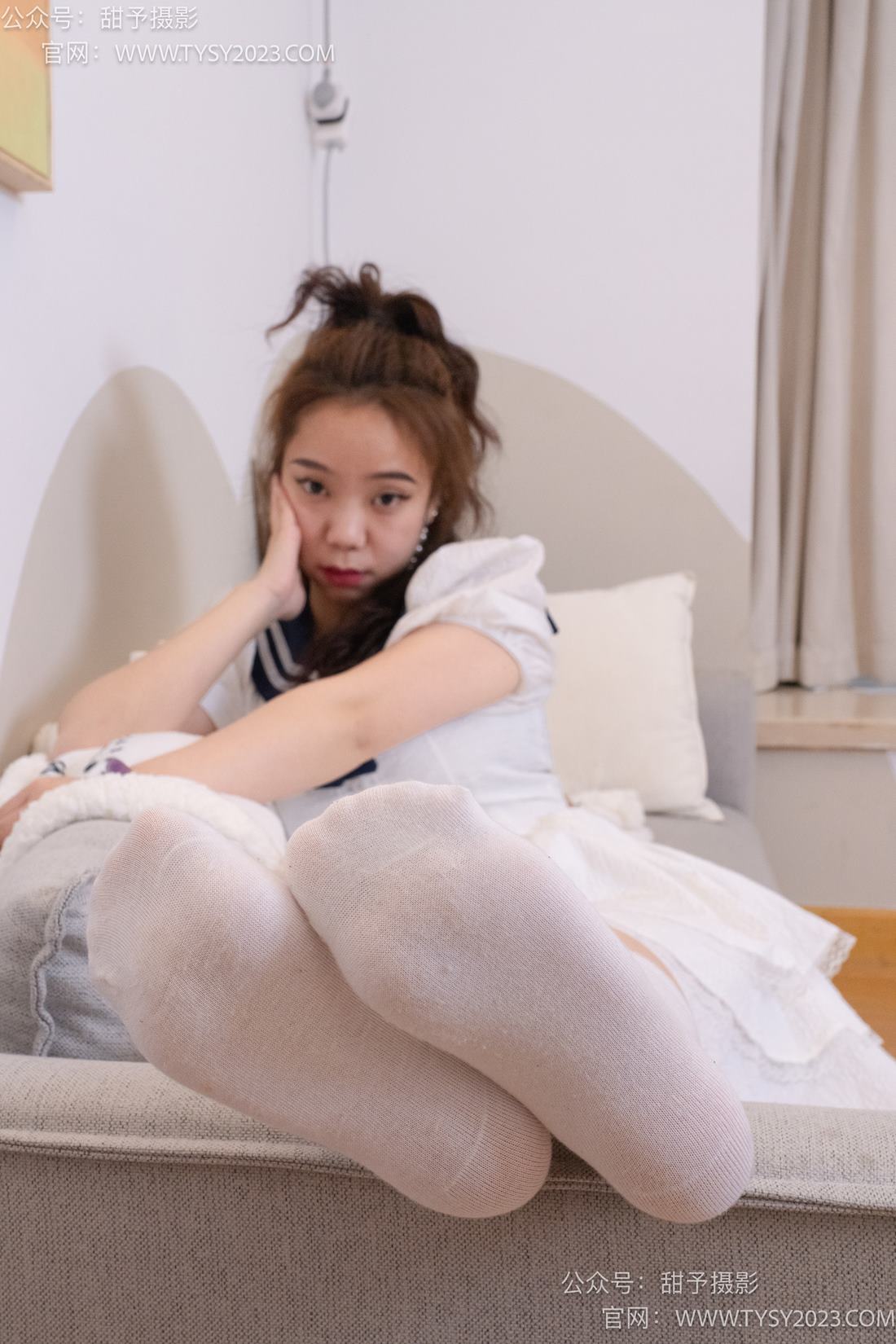 图片[62]-甜予摄影 NO.073 小语-运动鞋、白棉袜、裸足[131P] – 速更版-美库