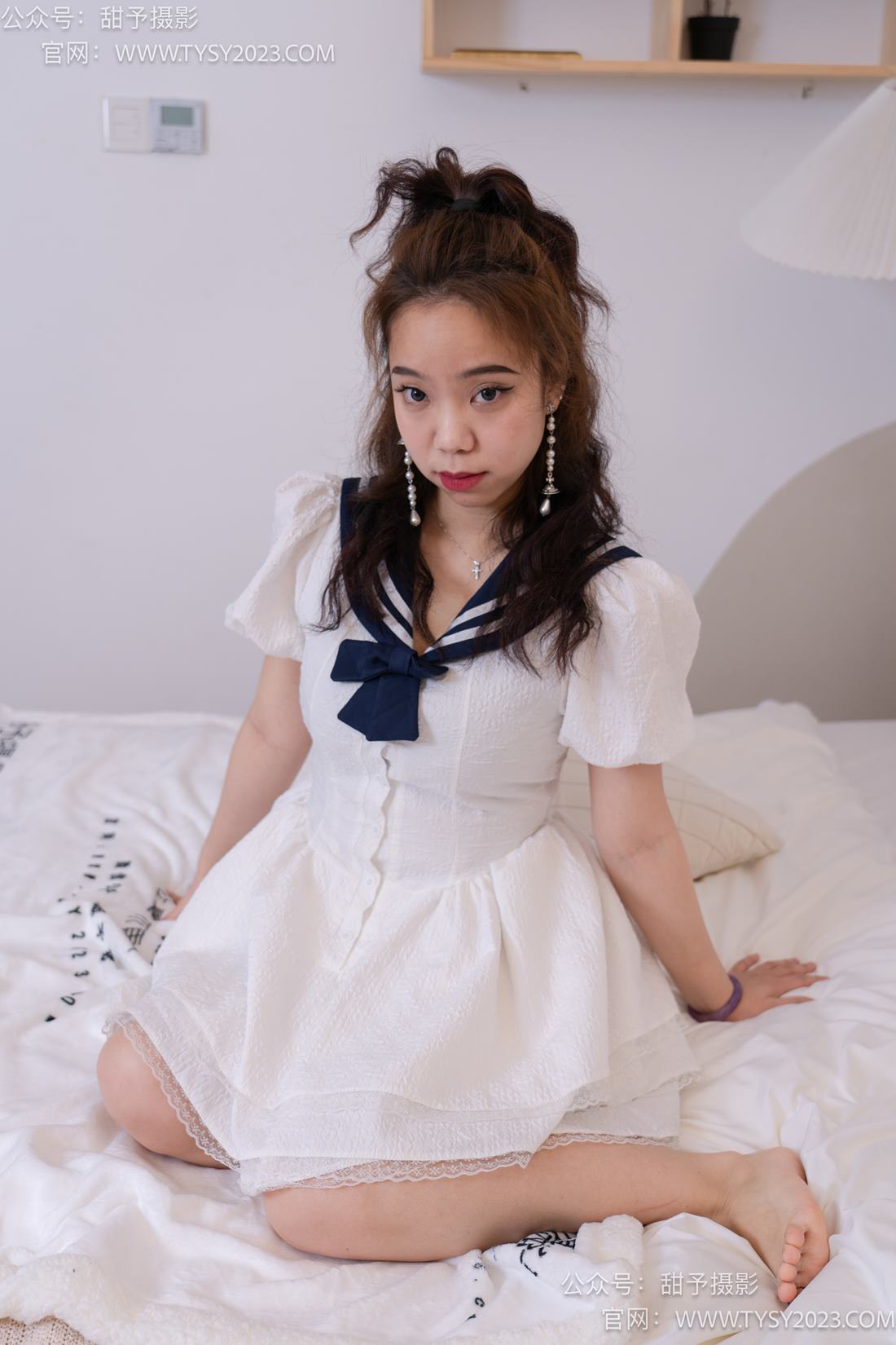 图片[124]-甜予摄影 NO.073 小语-运动鞋、白棉袜、裸足[131P] – 速更版-美库