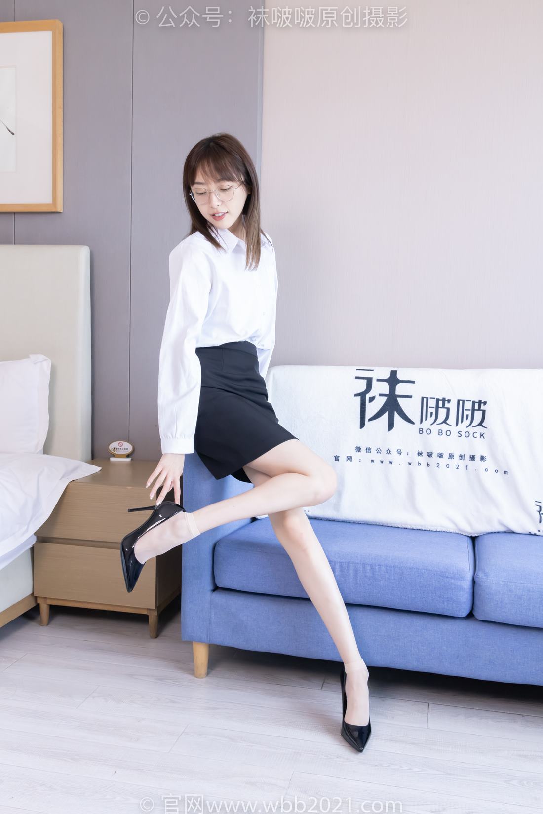 图片[124]-[BoBoSocks袜啵啵]NO.419 稚予-高跟鞋、黑丝、短肉丝、ol风[142P] – 速更版-美库