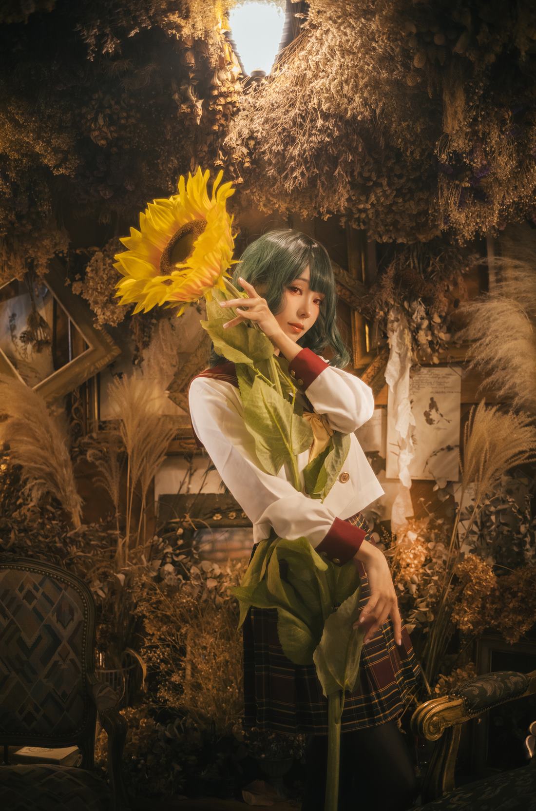 图片[11]-Ely_eee(ElyEE子)  – Kazami Yuuka ~ Uniform 幽香制服[25P] – 速更版-美库