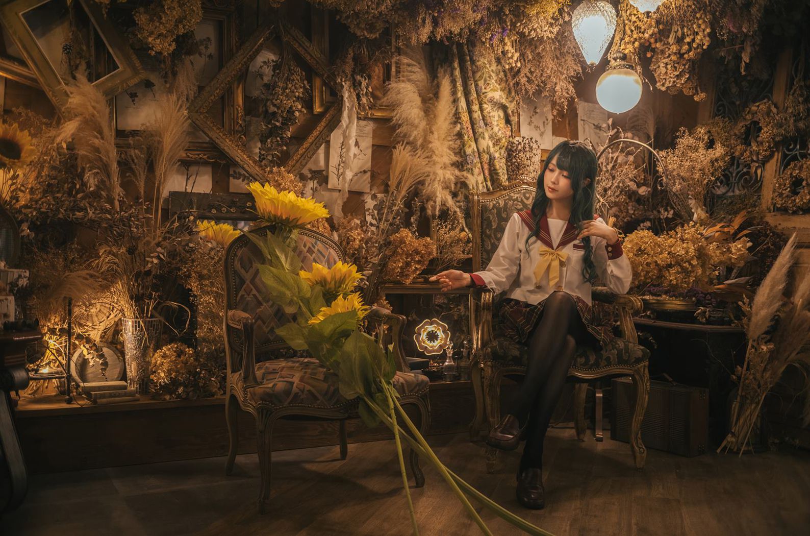 图片[17]-Ely_eee(ElyEE子)  – Kazami Yuuka ~ Uniform 幽香制服[25P] – 速更版-美库