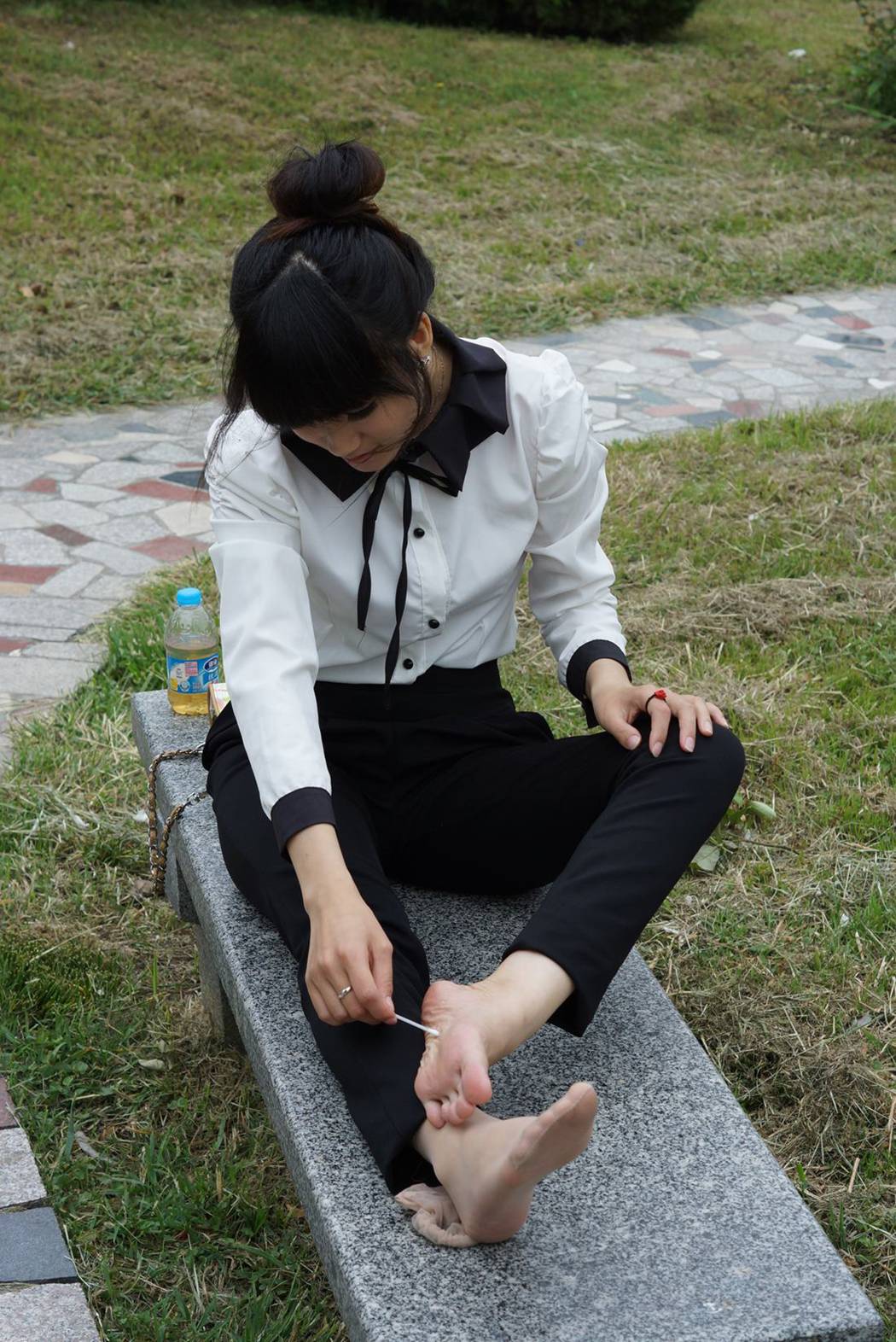 图片[47]-自由摄影 No.320 淡灰丝 小鱼嘴 美女 [61P] – 速更版-美库