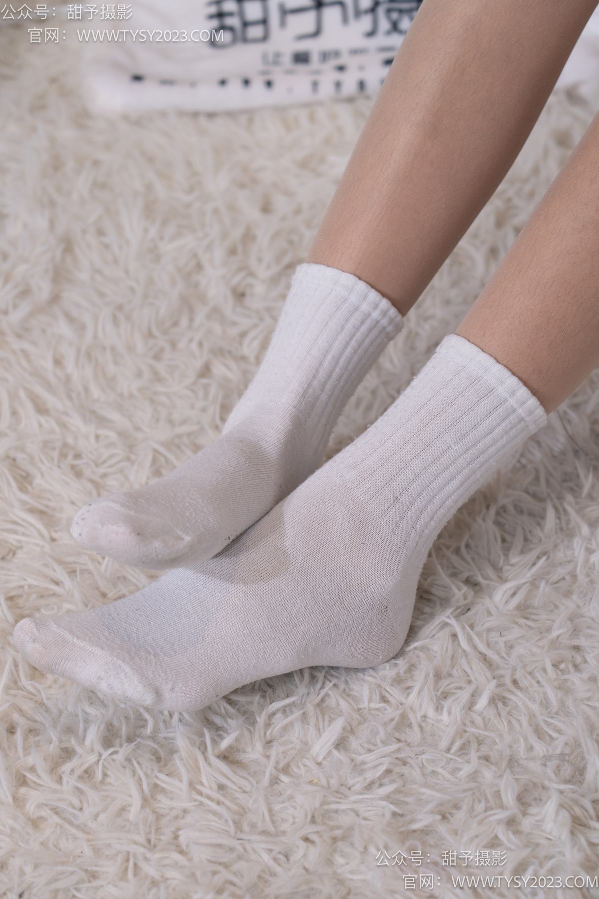 图片[64]-甜予摄影 NO.075 小桃-皮鞋、白棉袜、肉丝（脚尖加固款）[129P] – 速更版-美库