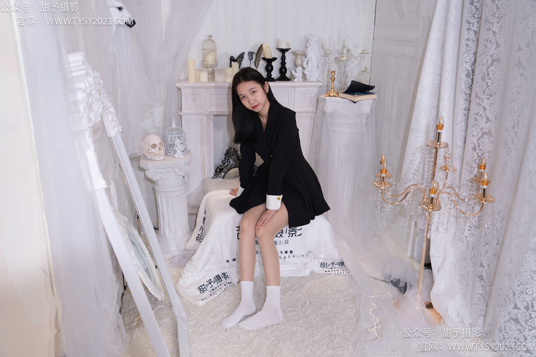 图片[87]-甜予摄影 NO.075 小桃-皮鞋、白棉袜、肉丝（脚尖加固款）[129P] – 速更版-美库