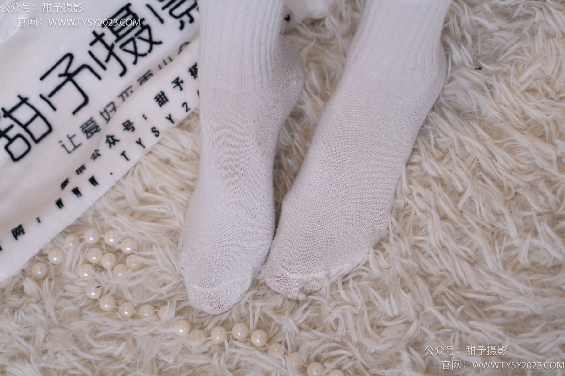 图片[104]-甜予摄影 NO.075 小桃-皮鞋、白棉袜、肉丝（脚尖加固款）[129P] – 速更版-美库