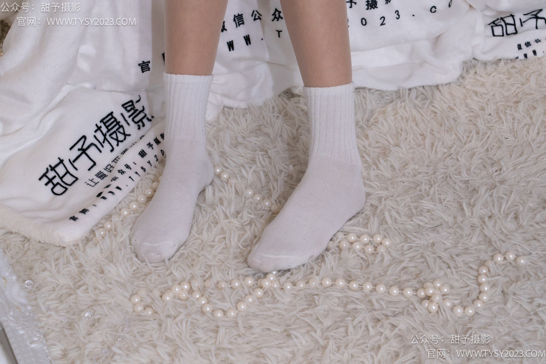 图片[114]-甜予摄影 NO.075 小桃-皮鞋、白棉袜、肉丝（脚尖加固款）[129P] – 速更版-美库