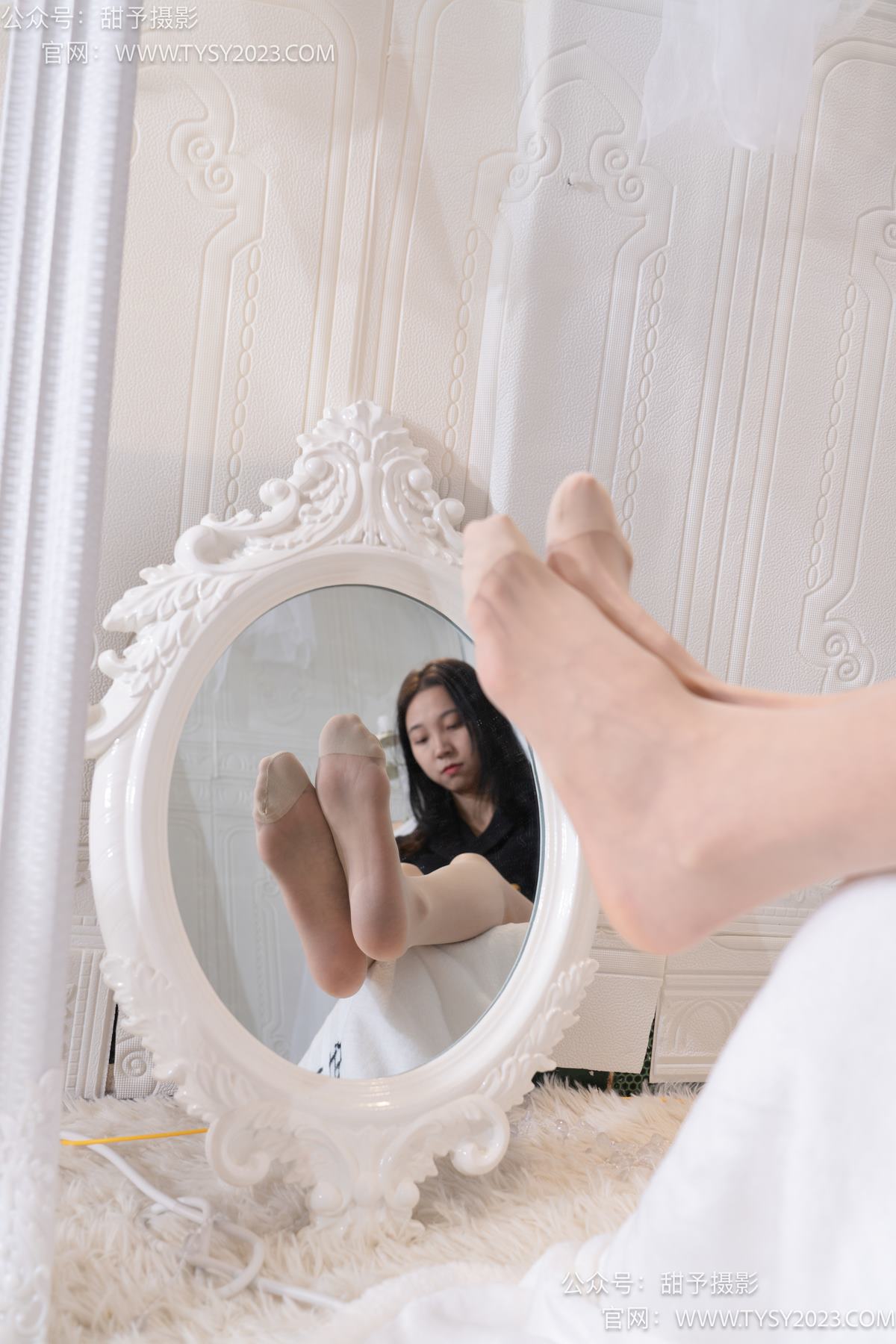 图片[127]-甜予摄影 NO.075 小桃-皮鞋、白棉袜、肉丝（脚尖加固款）[129P] – 速更版-美库