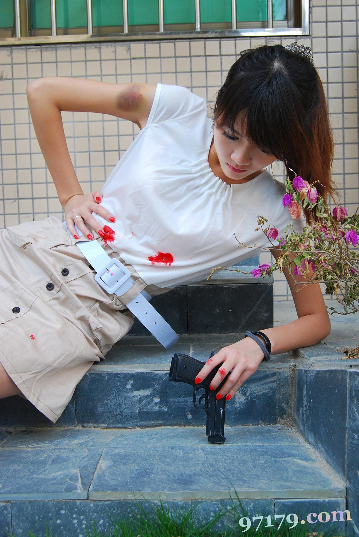 图片[22]-97179 NO.001-茶茶-枪战[98P] – 速更版-美库