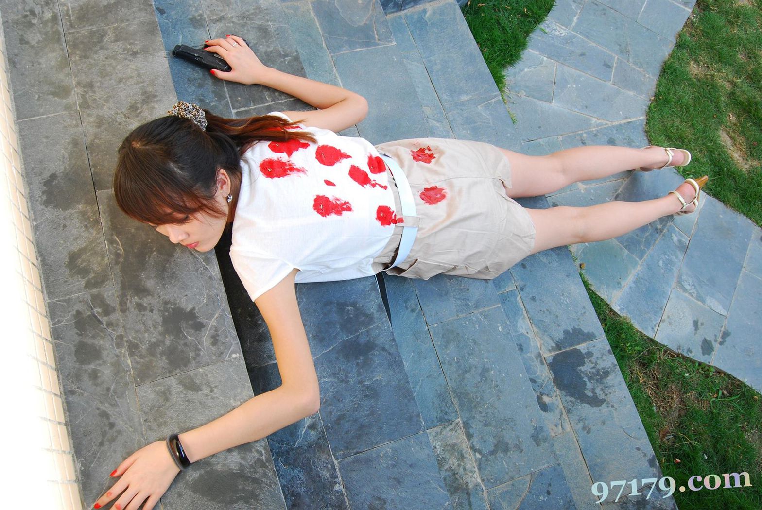 图片[47]-97179 NO.001-茶茶-枪战[98P] – 速更版-美库