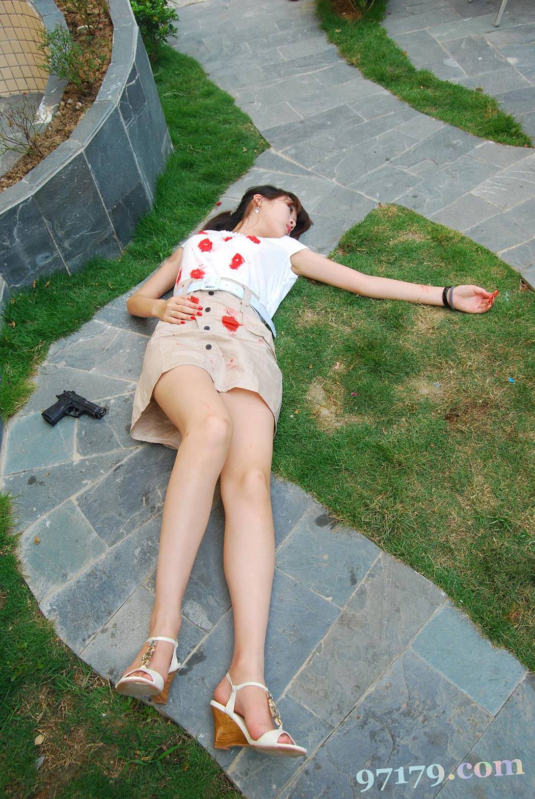 图片[59]-97179 NO.001-茶茶-枪战[98P] – 速更版-美库