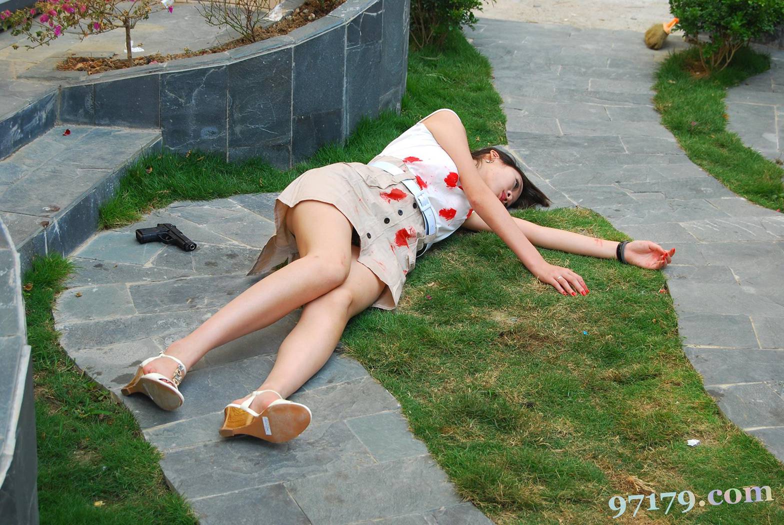 图片[75]-97179 NO.001-茶茶-枪战[98P] – 速更版-美库