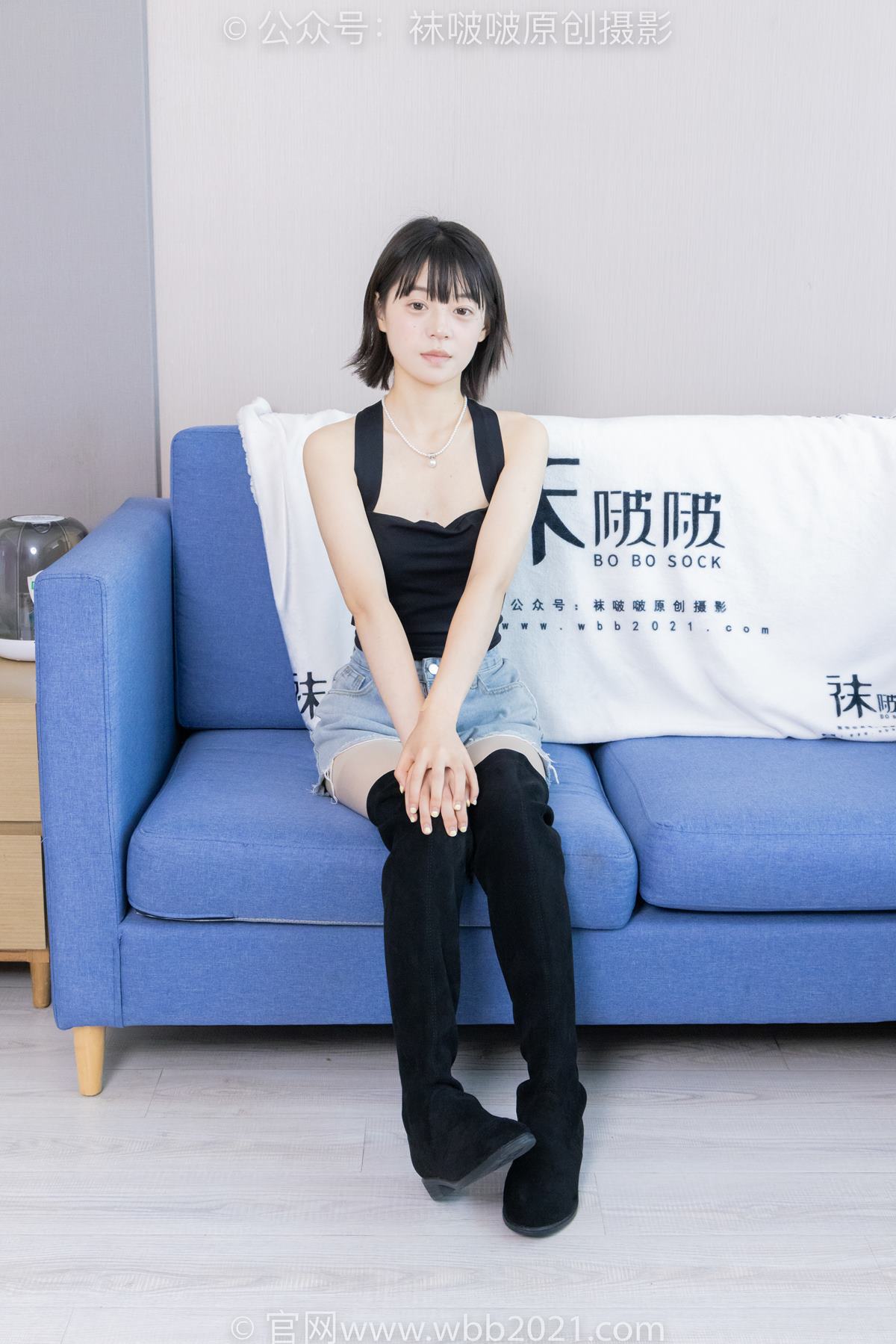 图片[12]-[BoBoSocks袜啵啵]NO.422 糯米-长靴、白棉袜、肉丝[140P] – 速更版-美库