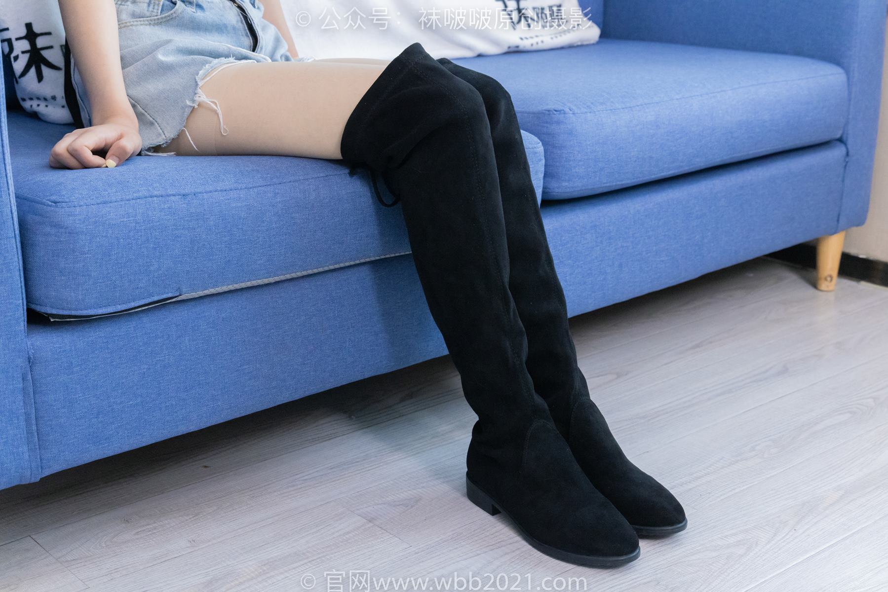 图片[18]-[BoBoSocks袜啵啵]NO.422 糯米-长靴、白棉袜、肉丝[140P] – 速更版-美库