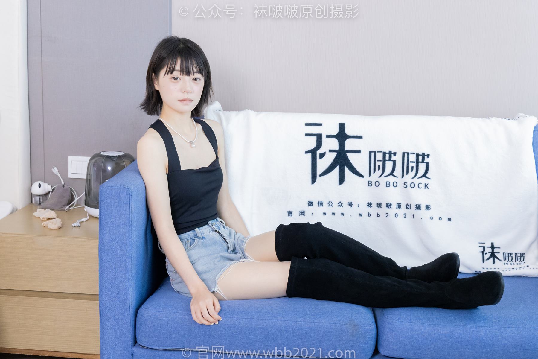 图片[20]-[BoBoSocks袜啵啵]NO.422 糯米-长靴、白棉袜、肉丝[140P] – 速更版-美库