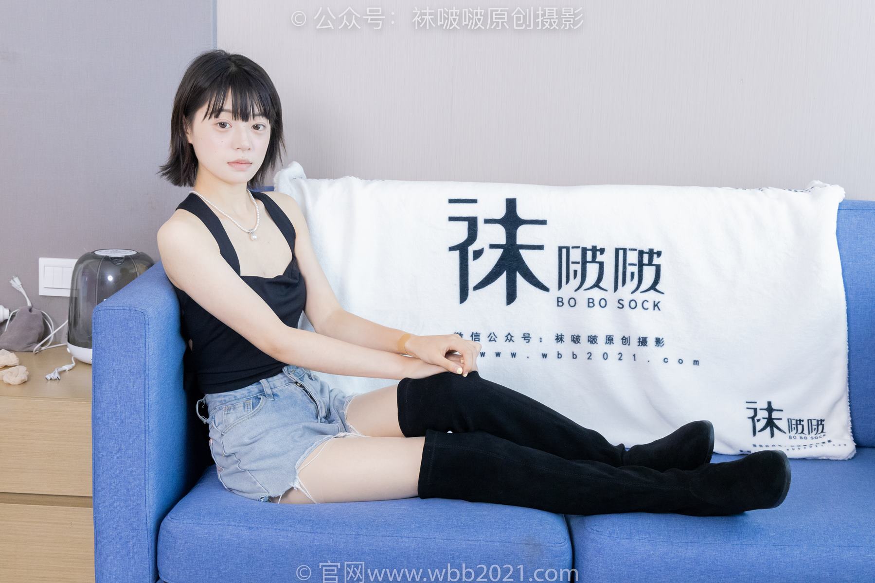 图片[22]-[BoBoSocks袜啵啵]NO.422 糯米-长靴、白棉袜、肉丝[140P] – 速更版-美库