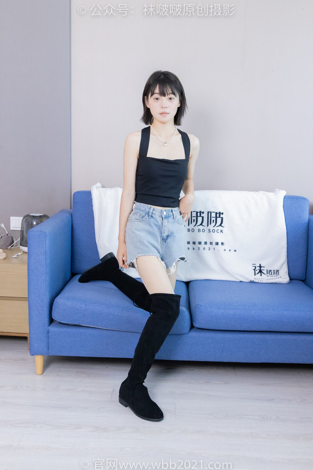 图片[31]-[BoBoSocks袜啵啵]NO.422 糯米-长靴、白棉袜、肉丝[140P] – 速更版-美库