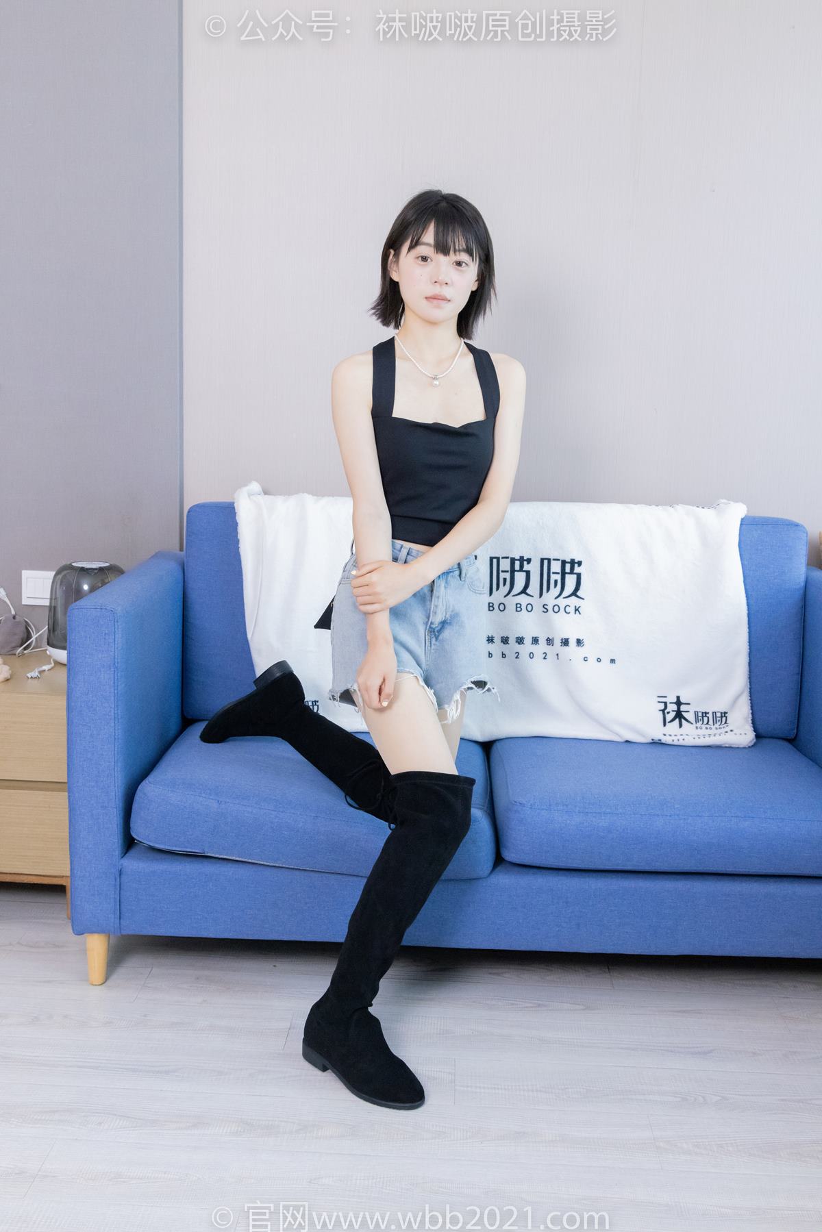 图片[32]-[BoBoSocks袜啵啵]NO.422 糯米-长靴、白棉袜、肉丝[140P] – 速更版-美库