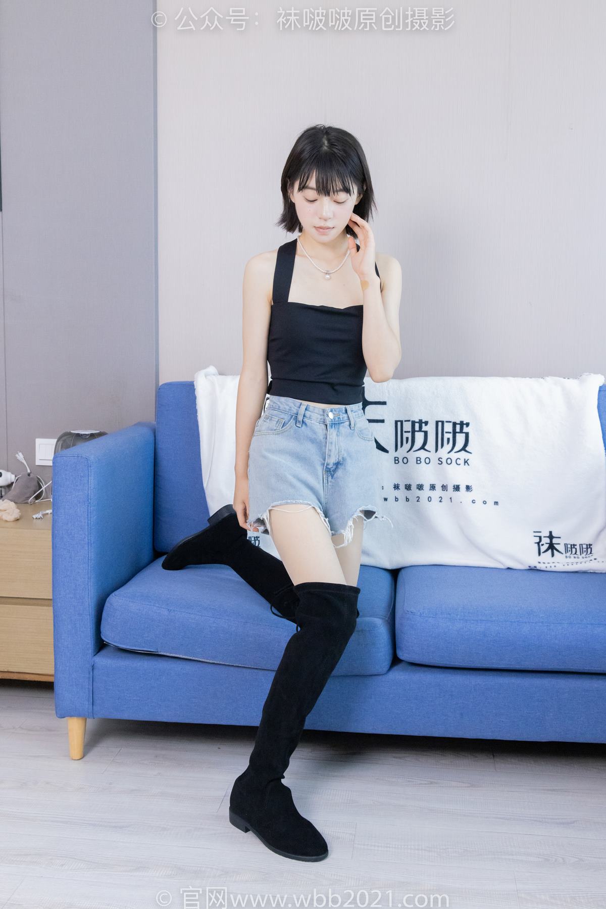 图片[35]-[BoBoSocks袜啵啵]NO.422 糯米-长靴、白棉袜、肉丝[140P] – 速更版-美库