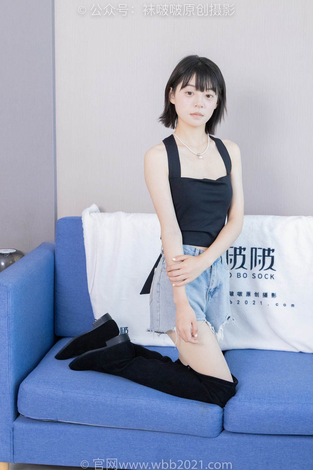 图片[38]-[BoBoSocks袜啵啵]NO.422 糯米-长靴、白棉袜、肉丝[140P] – 速更版-美库