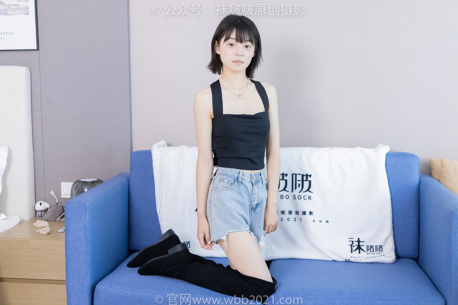 图片[39]-[BoBoSocks袜啵啵]NO.422 糯米-长靴、白棉袜、肉丝[140P] – 速更版-美库