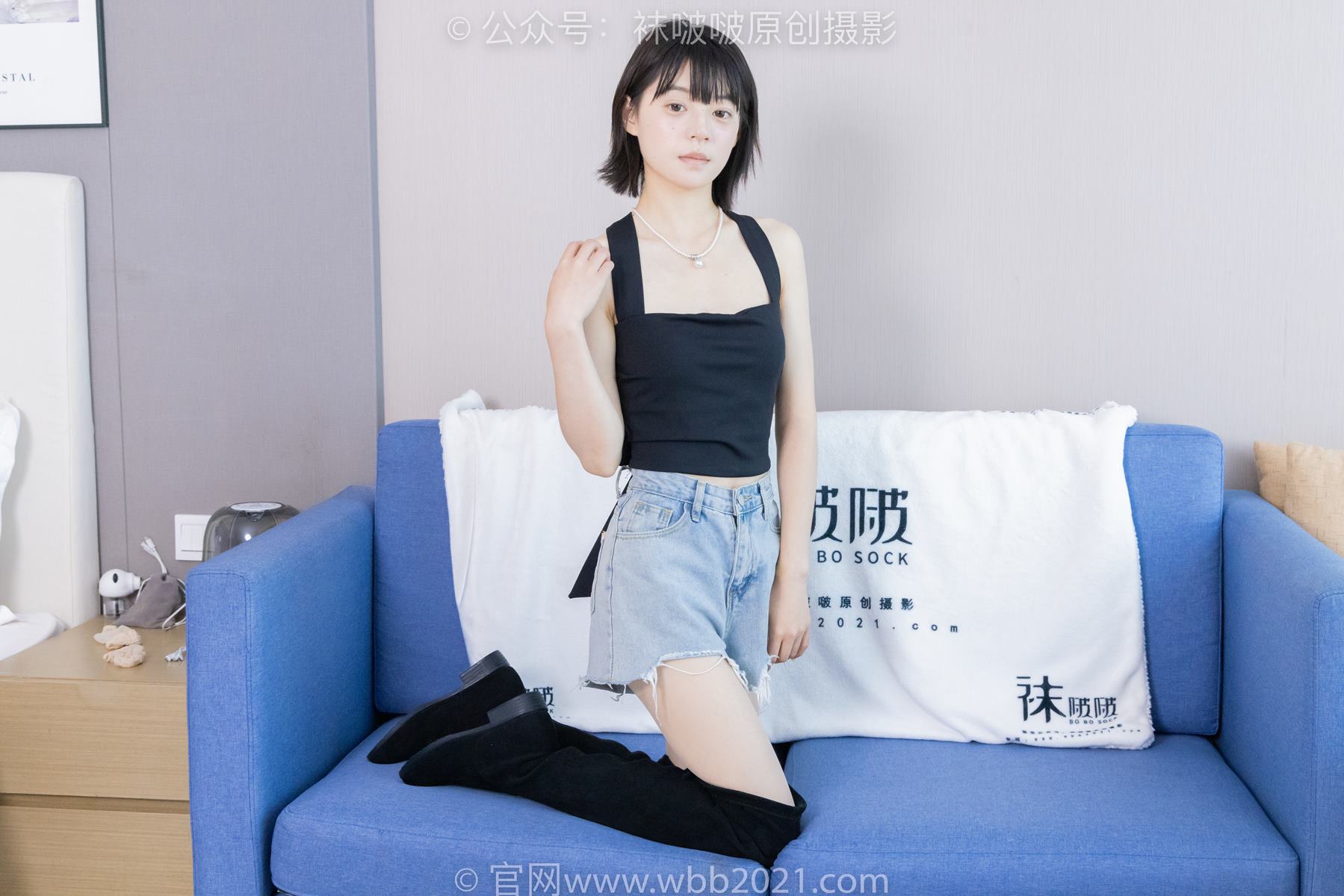 图片[40]-[BoBoSocks袜啵啵]NO.422 糯米-长靴、白棉袜、肉丝[140P] – 速更版-美库