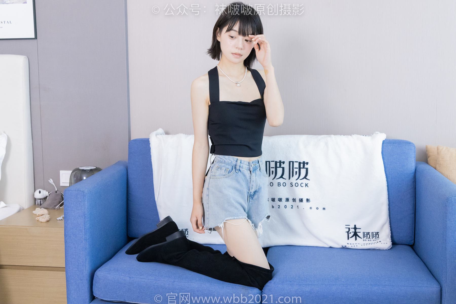 图片[41]-[BoBoSocks袜啵啵]NO.422 糯米-长靴、白棉袜、肉丝[140P] – 速更版-美库