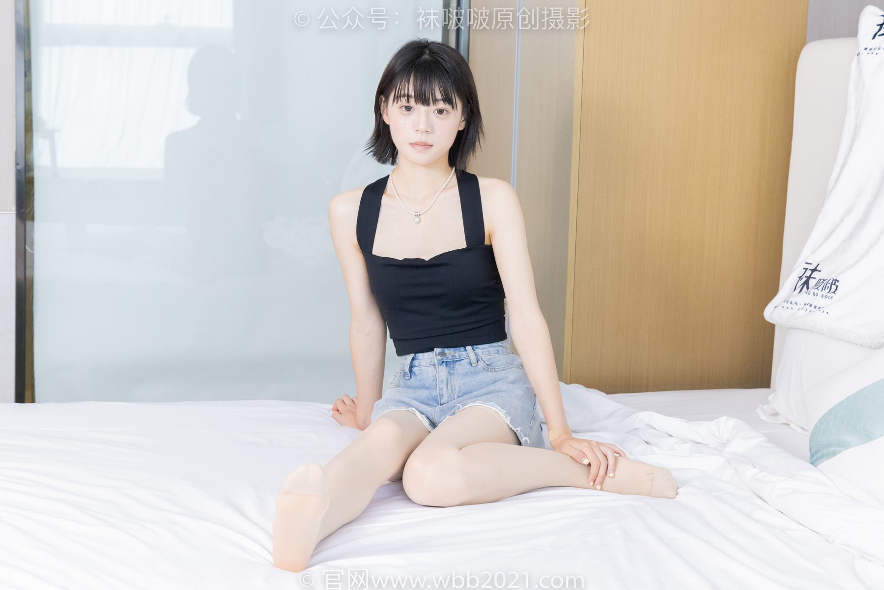 图片[123]-[BoBoSocks袜啵啵]NO.422 糯米-长靴、白棉袜、肉丝[140P] – 速更版-美库