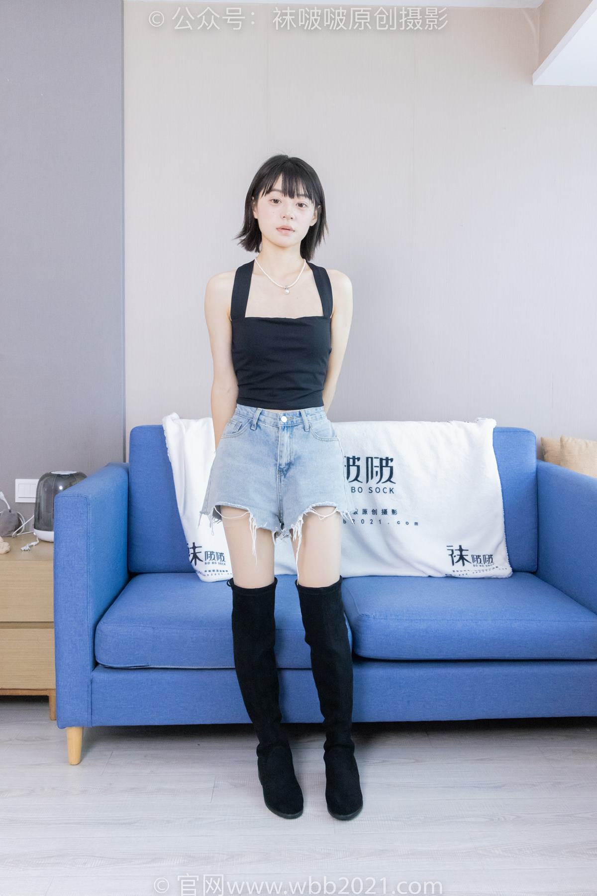 图片[141]-[BoBoSocks袜啵啵]NO.422 糯米-长靴、白棉袜、肉丝[140P] – 速更版-美库