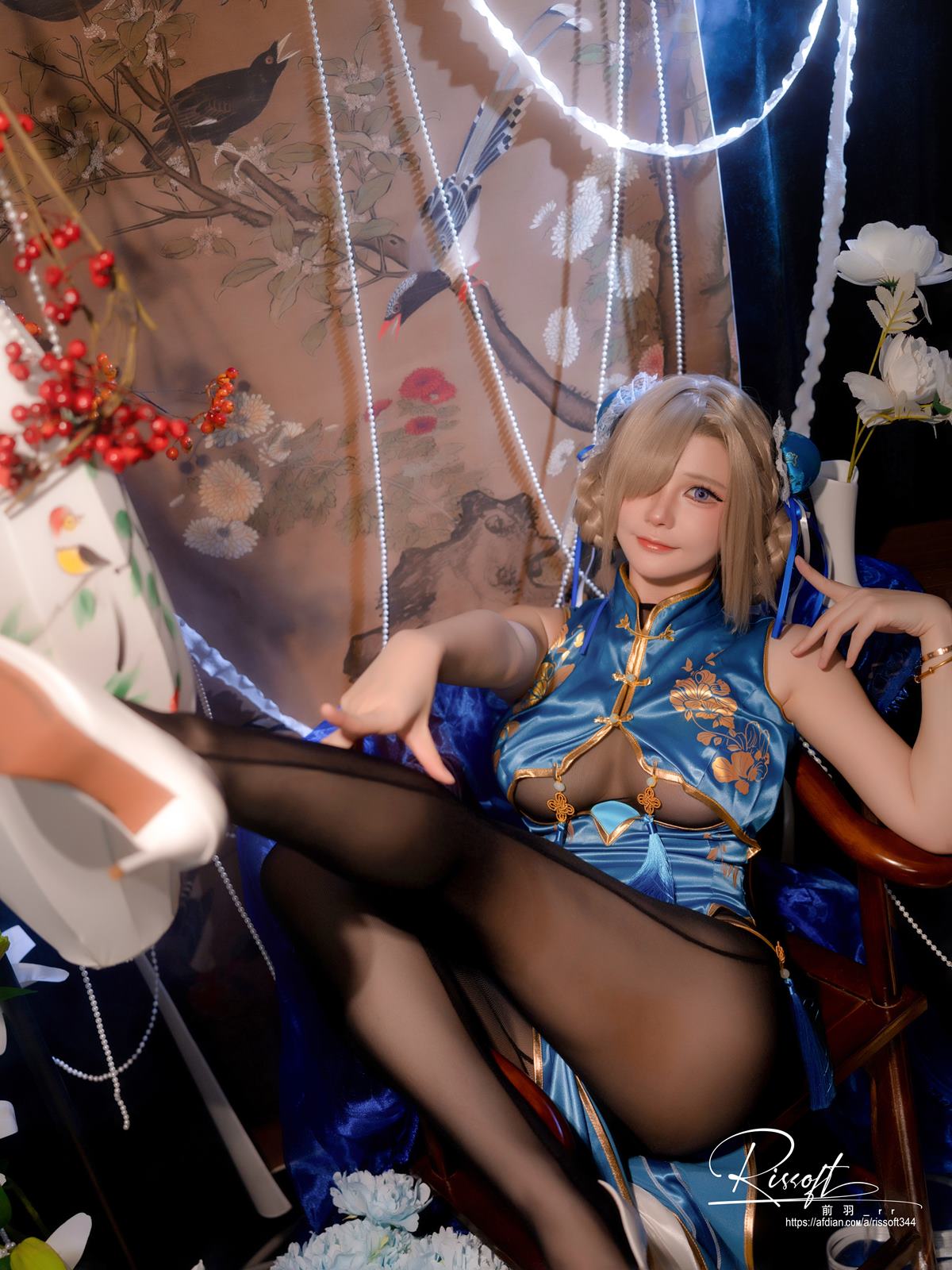 图片[10]-前羽_rr  – 明日奈同人旗袍[36P] – 速更版-美库