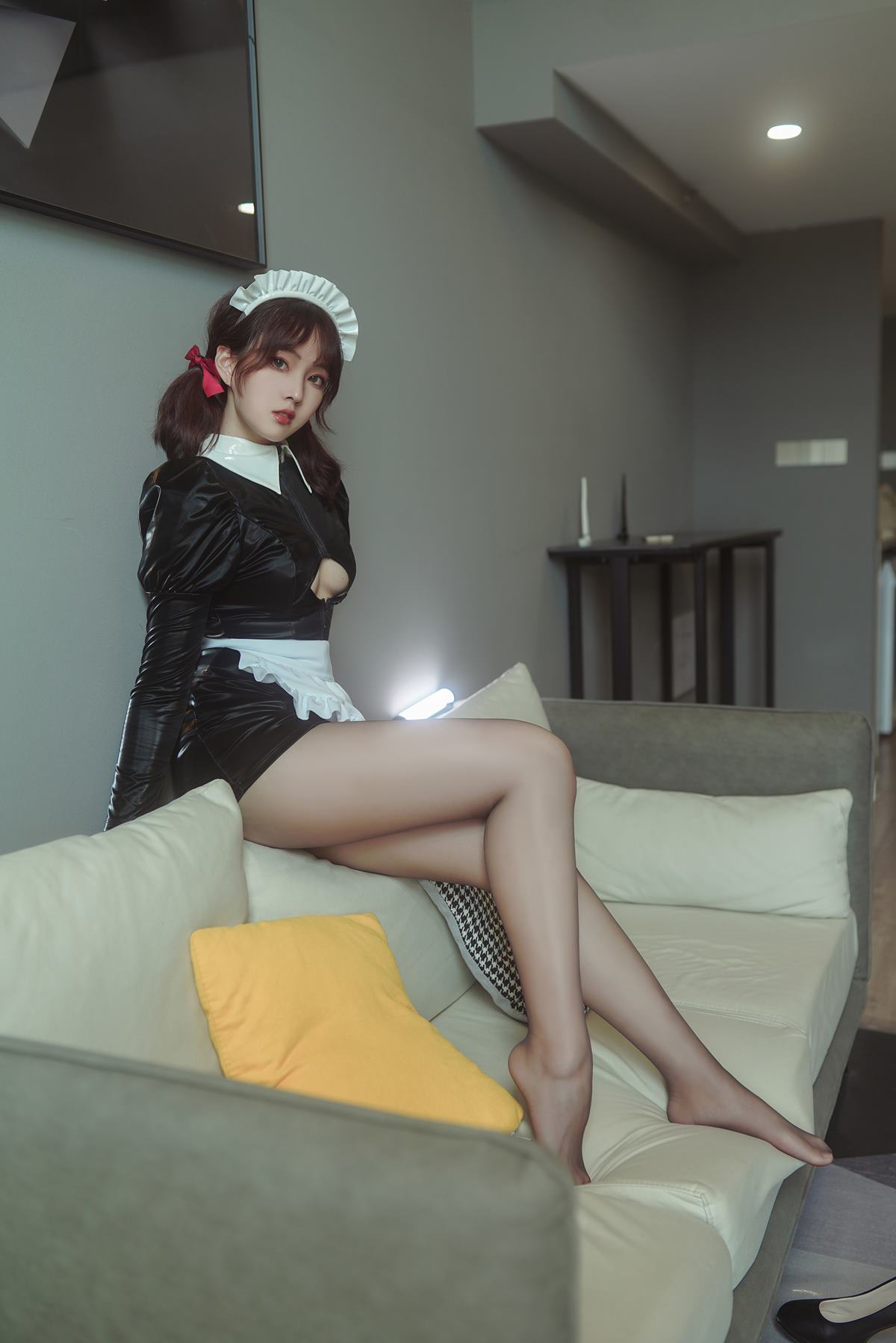 图片[14]-Natsuko夏夏子  – 漆黑女仆[28P] – 速更版-美库