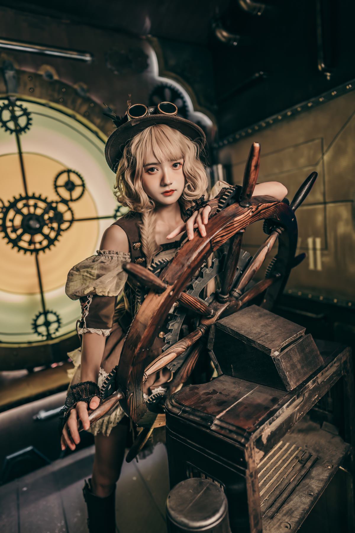 图片[15]-人气Coser@兔子Zzz不吃胡萝卜 蒸汽少女 [29P] – 速更版-美库