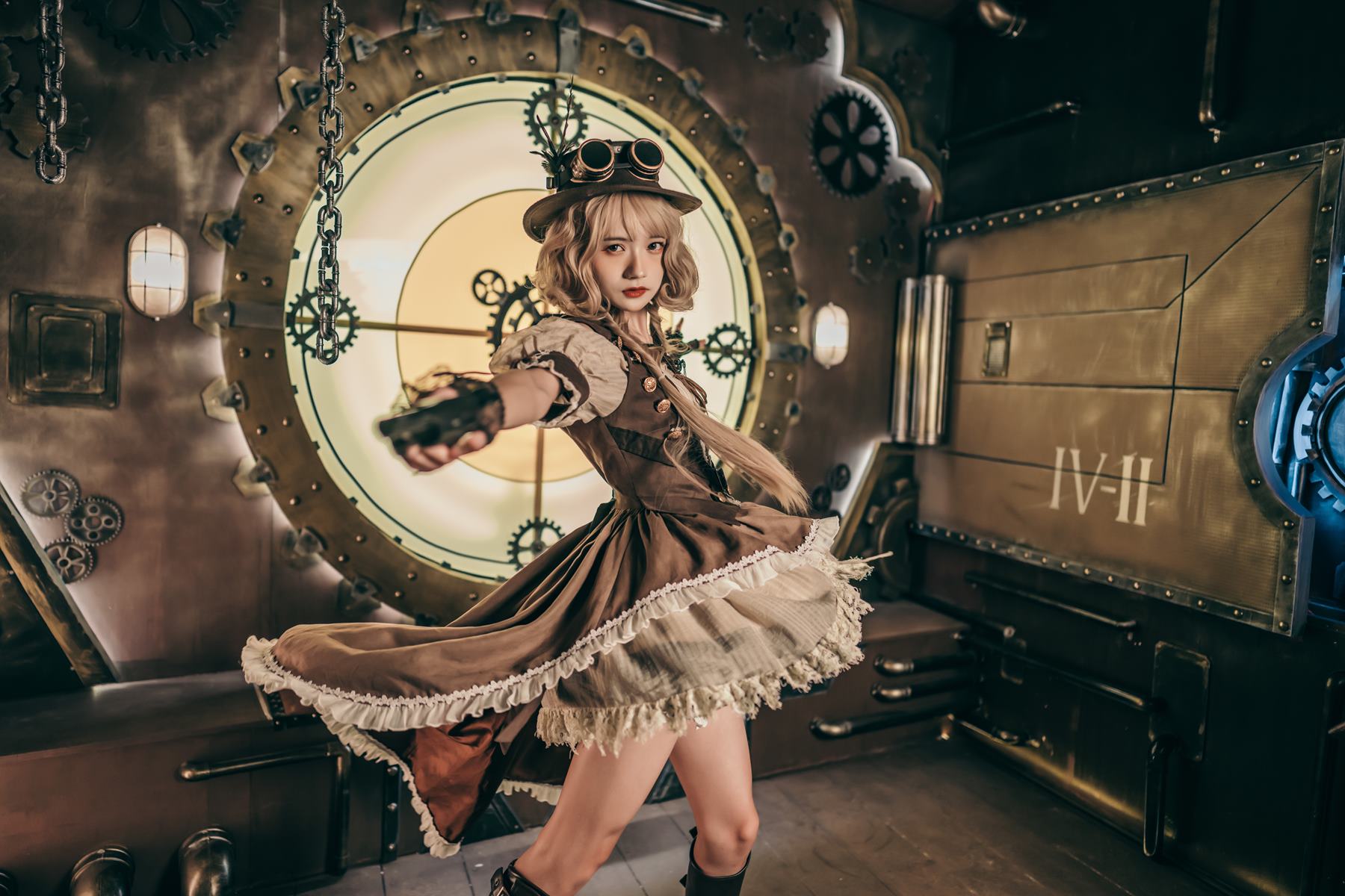 图片[16]-人气Coser@兔子Zzz不吃胡萝卜 蒸汽少女 [29P] – 速更版-美库