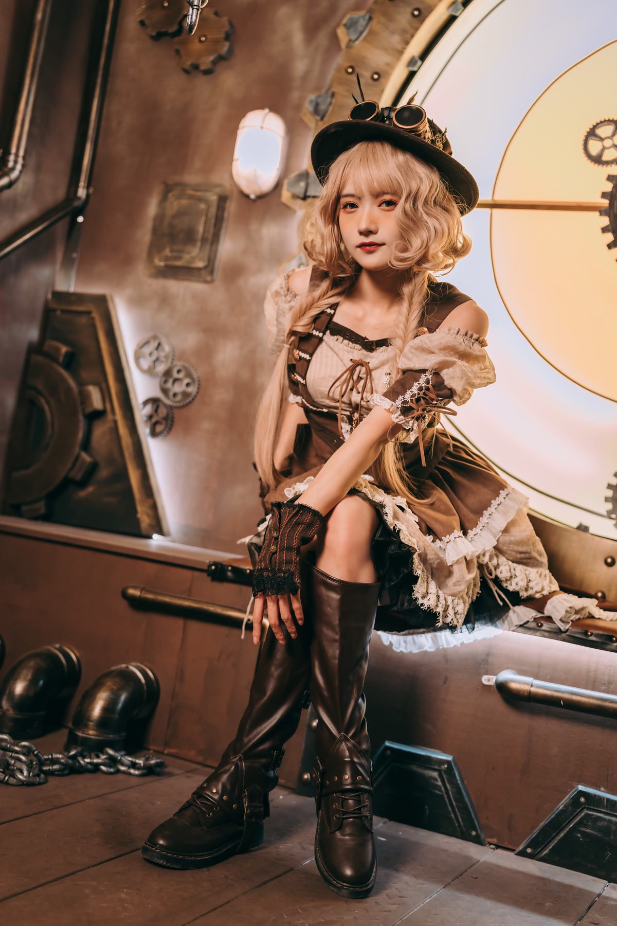 图片[17]-人气Coser@兔子Zzz不吃胡萝卜 蒸汽少女 [29P] – 速更版-美库