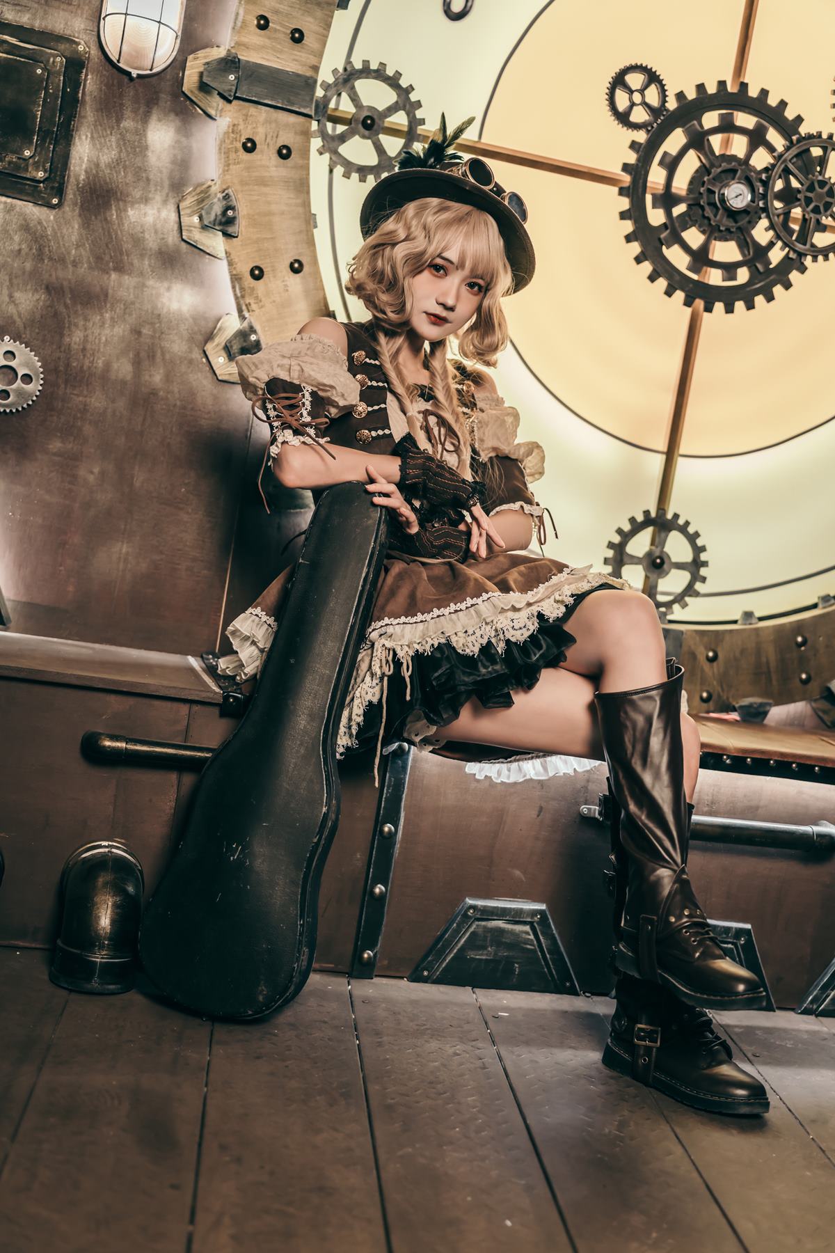 图片[18]-人气Coser@兔子Zzz不吃胡萝卜 蒸汽少女 [29P] – 速更版-美库