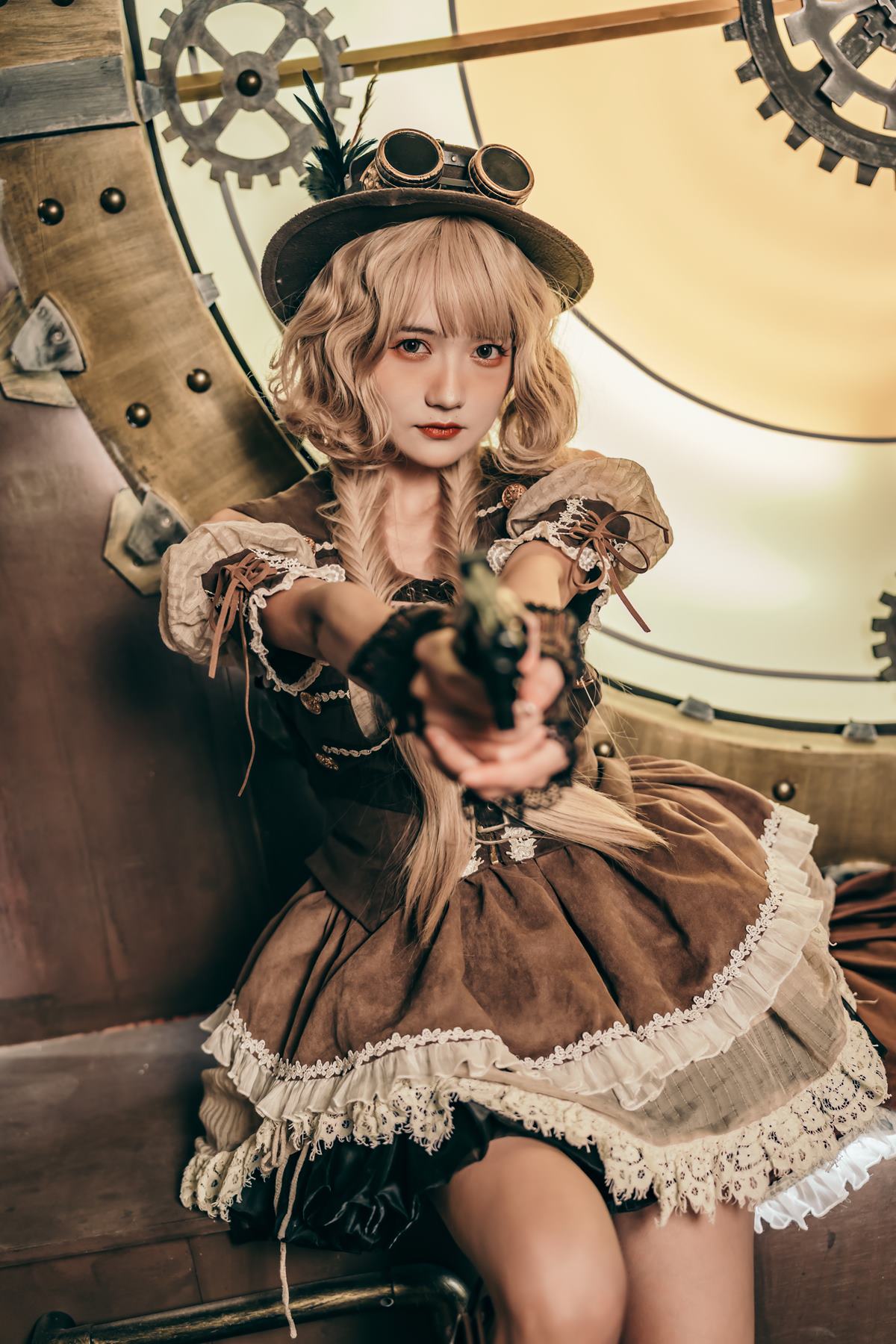 图片[19]-人气Coser@兔子Zzz不吃胡萝卜 蒸汽少女 [29P] – 速更版-美库