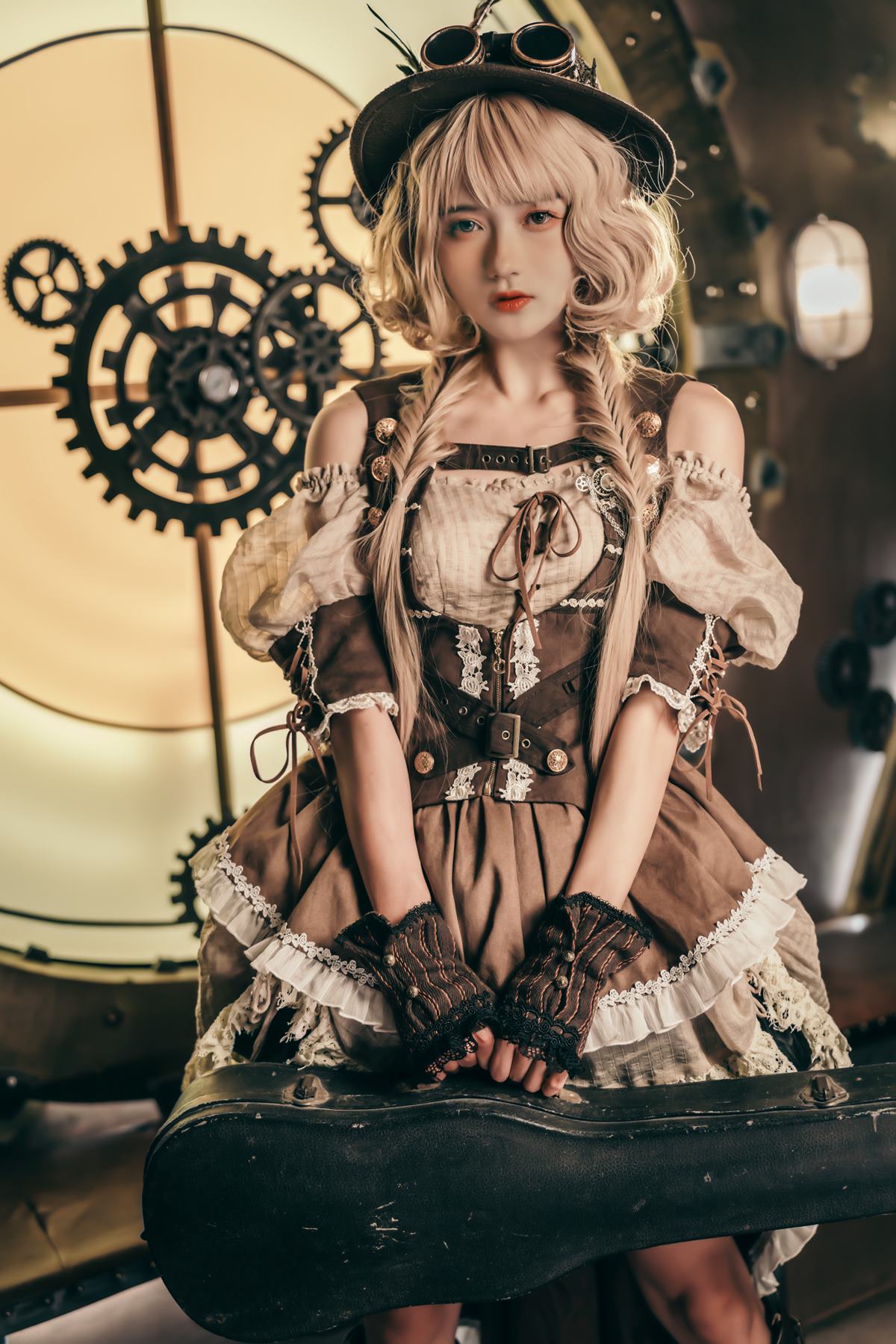 图片[23]-人气Coser@兔子Zzz不吃胡萝卜 蒸汽少女 [29P] – 速更版-美库