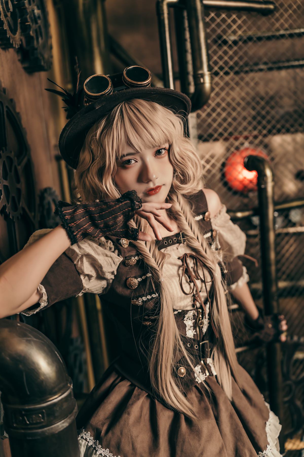 图片[24]-人气Coser@兔子Zzz不吃胡萝卜 蒸汽少女 [29P] – 速更版-美库