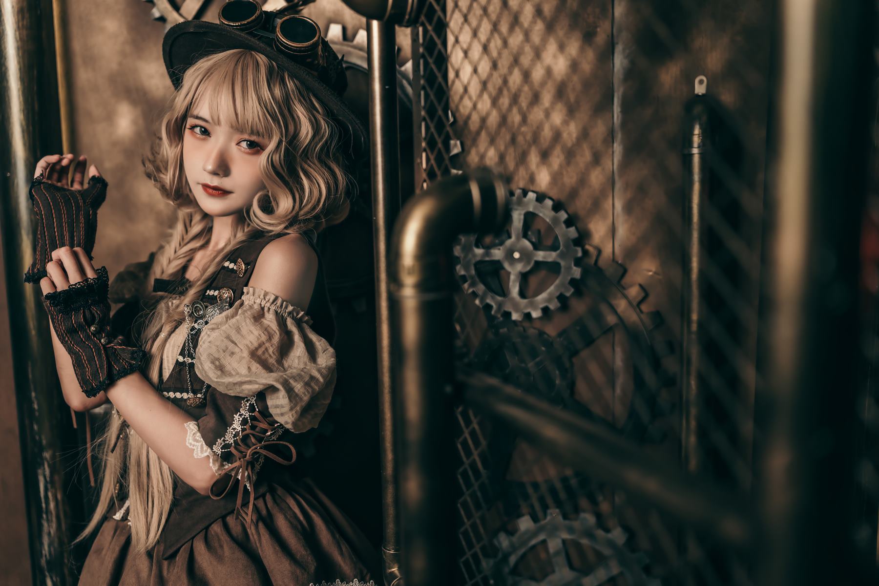 图片[25]-人气Coser@兔子Zzz不吃胡萝卜 蒸汽少女 [29P] – 速更版-美库