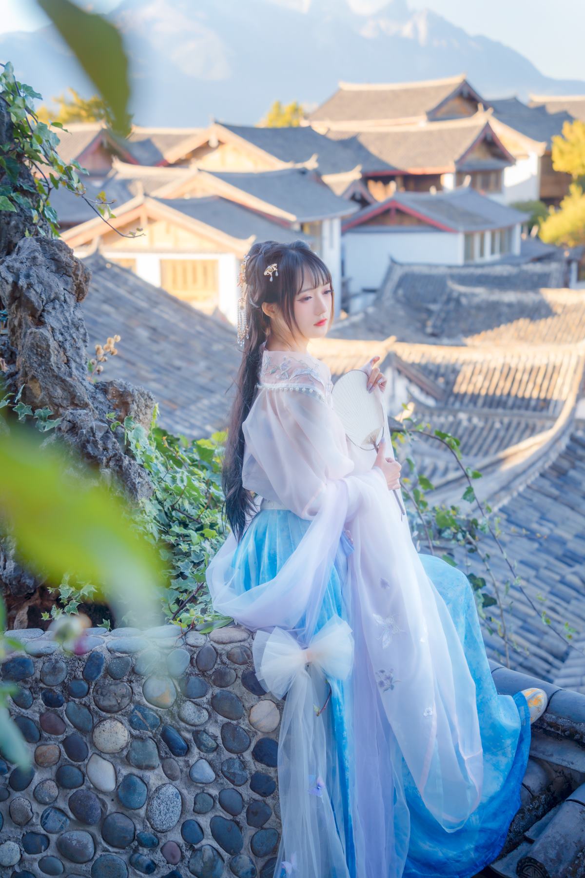 图片[12]-人气Coser@兔子Zzz不吃胡萝卜 丽江屋顶 [22P] – 速更版-美库
