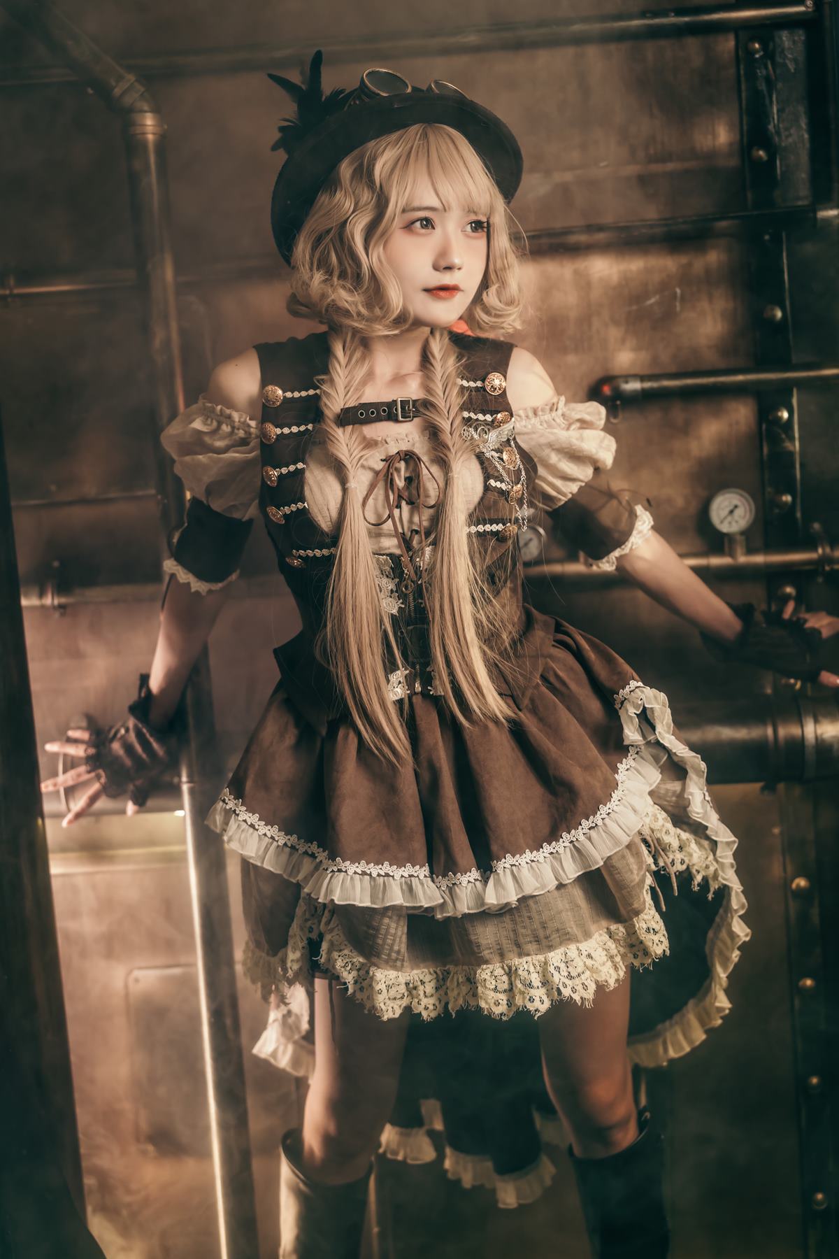 图片[27]-人气Coser@兔子Zzz不吃胡萝卜 蒸汽少女 [29P] – 速更版-美库