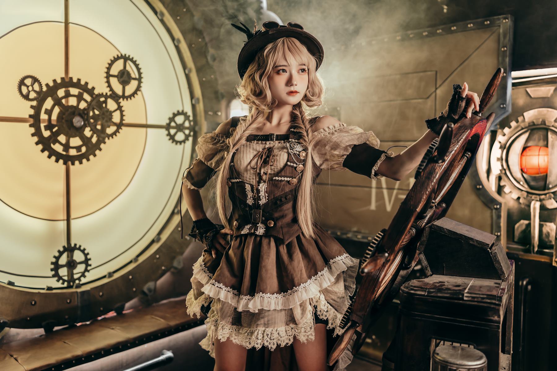 图片[28]-人气Coser@兔子Zzz不吃胡萝卜 蒸汽少女 [29P] – 速更版-美库