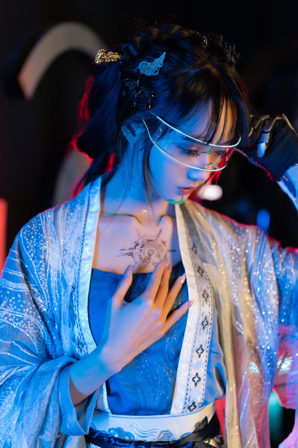 图片[18]-人气Coser@兔子Zzz不吃胡萝卜 未来姬器 [42P] – 速更版-美库