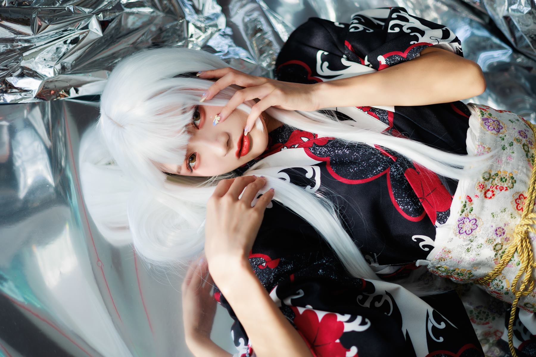 图片[19]-人气Coser@兔子Zzz不吃胡萝卜 白发姬 [42P] – 速更版-美库